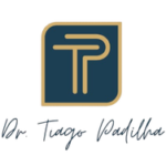 Logomarca do médico Dr. Tiago Padilha.